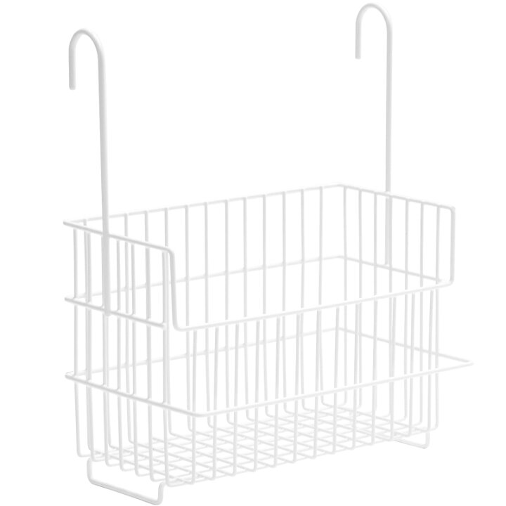 楽天市場 予約 着後レビューで今治タオル他 お風呂収納 ハンギングバスケット オリジナル おもちゃバスケット お風呂バスケット シャンプー ボトル ディスペンサー バスラック 引っ掛け カゴ 収納 ラック タオルバー 物干し竿 日本製 ホワイト くらしのもり