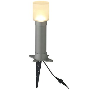 タカショーソーラーライト「ホームEXポールライトSソーラー」(LGS-EX01S)LED:電球色明るいハイパワータイプ屋外防雨製照度センサー自動消灯ガーデンライト明るい太陽光拡散型配光庭照明省エネニッケル水素充電池