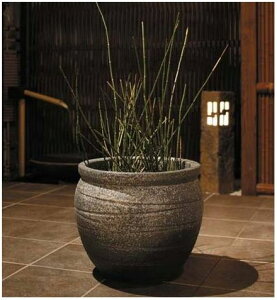 タカショー 水鉢「古陶壷型水鉢11号」青窯肌店舗用にも最適♪