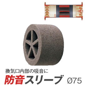防音スリーブ　SK-BO75　SU-75／内部の直径75mmパイプに対応換気口 の防音・パイプの防音に！防音スリーブ DIY 騒音対策
