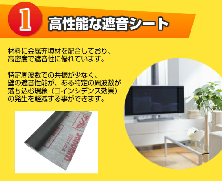 楽天市場】特典付き！ 防音シート DIYで防音 【 サンダムCZ-12 （CZ12 
