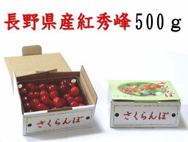 【贈答用】紅秀峰500g　2Lサイズ信州長野県産さくらんぼ