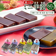 【 スーパーsale割引 】更にクーポンあり！選べる♪ ミニ羊かん60本 ようかん 一口羊羹 おやつ お菓子 羊…