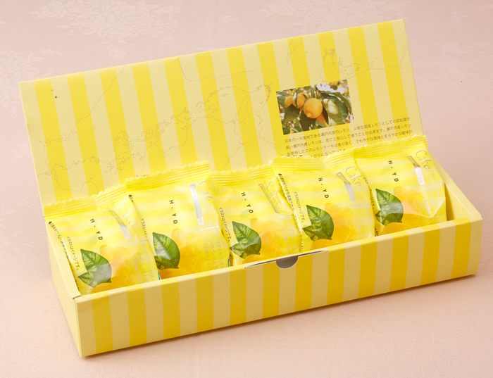 瀬戸内産レモンのペースト使用・国産小麦粉使用  レモンケーキ 5個入