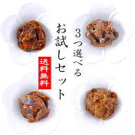 山崎屋の奈良漬　選べる!!お試しセット≪うり1点＆お好きなきざみを3点≫
