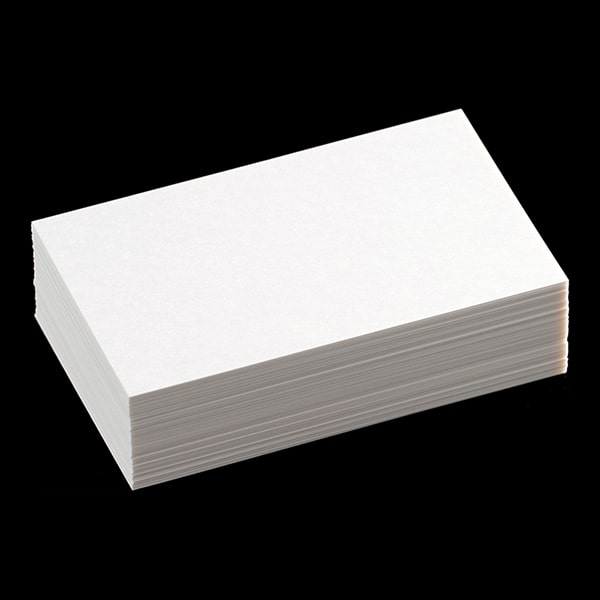 山櫻 名刺 4号 国産材ホワイトCoC 0.231mm厚 MS(紙)箱 100枚入 1個   名刺用紙 名刺サイズ 白 無地 00105115-0001