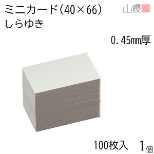 RN ~jJ[h 䂫 0.450mm 100 1 / 40×66mm ~jh n oXN 00127010-0001