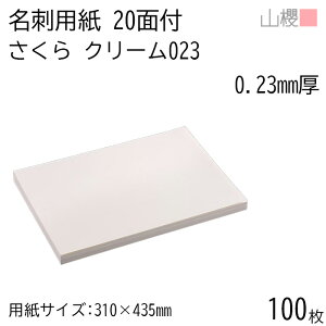 RN h 20ʕt N[CoC 023 () 0.230mm 100 / hp 310×435mm N[ n    IWi h쐬 J[h   Vbv bZ[W J[h Vv 