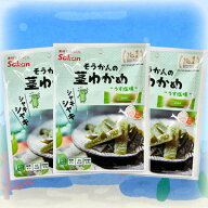 【シャキシャキ茎わかめ/うす塩味/70g(個装紙込み）3袋セット】おつまみ　オツマミ　おやつ　オヤツ　珍…