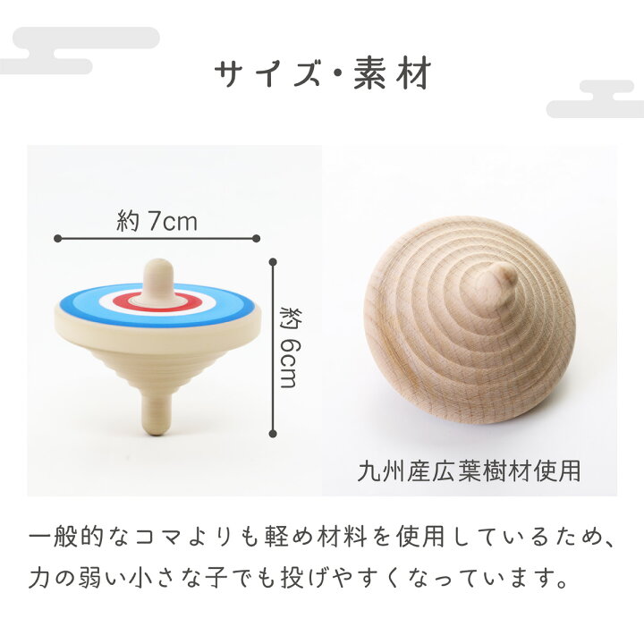 楽天市場 初心者でも簡単こま回し ラクコマ 室内遊びに 日本製 国産 初心者向け 子どもの家遊びに 親子でこま回し 4歳 5歳 6歳 7歳 小学生 昔 遊び 郷土玩具 こども 子供 木製 紐で回す独楽 おもちゃ 室内で回せる 遊び ひも 紐 投げごま 男の子 女の子 木の