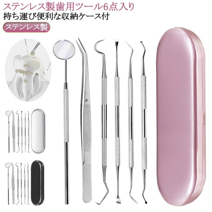 楽天市場】ケース付き 歯垢 プロ仕様 口腔ケア器具 先極細 器具 