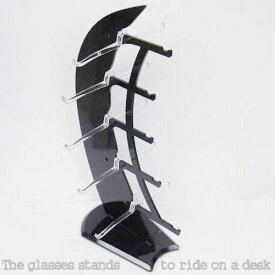 【あす楽】【宅配便送料無料】卓上　メガネスタンド　5段　組み立て式　眼鏡　サングラス