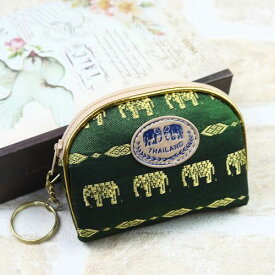 【メール便可】タイの小銭入れ（お財布　07)かまぼこスタイル 象さん　象　ぞうさん