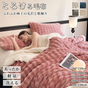 もこもこ毛布 ふわとろ ブランケット フランネル生地 洗濯機対応 軽量 マイクロファイバー 静電気防止 秋 冬 プレゼント ギフト ふんわり 暖かい 毛布 もこもこ ふわもこ毛布 ひざ掛け 寝具