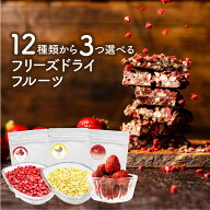 12種類から3つ選べる フリーズドライ カットフルーツ 各10g×3袋 お試しセット 送料無料 添加物不使用 い…