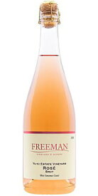 フリーマン ロゼ ブリュト "ユーキ エステート" ソノマ コースト [2020] （正規品） Freeman Brut Rose Yu-Ki Estate [スパークリングワイン][アメリカ][カリフォルニア][ソノマ][オーガニック／有機／ビオ][DAR][750ml]