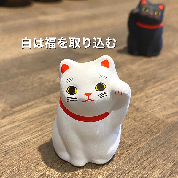 招き猫 陶器磁器 樹脂 白 開運 インテリア小物 置物 maetouge.hiroshima.jp