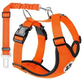 首輪 胴輪 リード 犬用 ハーネス ベスト型 牽引ロープ 反射材 通気性 小型犬 猫 XS S M L ナイロン製 メッシュ 赤 黒 紫 ピンク 橙 青 紺 灰色 緑 チェック柄 キャンバス 梅柄 ストライプ