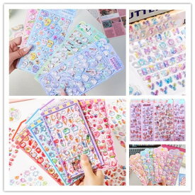 お得！165円/枚！新柄登場！ ぷくぷくシール おしり おしりシール 3Dシール 立体シール おはじきシール シール手帳 中空洞　ぷっくり つやつやシール 立体シール ぷくぷくシール キャラクターシール かわいいシール 泡ステッカー