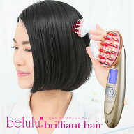 【期間限定39800→19900円】楽天1位 美ルル ブリリアントヘアー EMS 電気ブラシ 美顔器 頭皮ブラシ 赤色L…