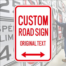 【18in×12in】カスタムロードサイン　オリジナル　アメリカ ロードサイン 看板 ディスプレー ガレージ アメリカンハウス 表札 トラフィックサイン 送料無料 カリフォルニア 制限速度 道路標識