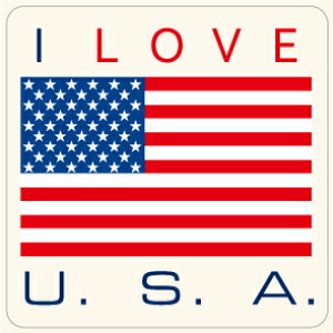 001 I LOVE USA AJXebJ[ X[cP[X V[ XebJ[ ϐ ώO Op JtHjAXebJ[ op[XebJ[