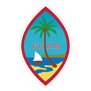 210 Seal of Guamb AJXebJ[ X[cP[X V[ XebJ[ ϐ ώO Op JtHjAXebJ[ op[XebJ[ OA COs