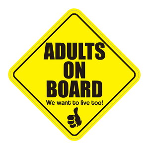 223@ADULTS ON BOARD! bAJXebJ[ X[cP[X V[ XebJ[ ϐ ώO Op JtHjAXebJ[ op[XebJ[ l ADULT Ă܂