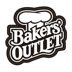 304 Bakers' OUTLET|アメリカンステッカー スーツケース シール ステッカー 耐水 耐紫外線 屋外用 カリフォルニアステッカー バンパーステッカー パン屋さん ベーカリー