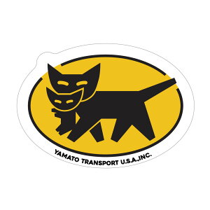 333 YAMATO USA ヤマト|アメリカンステッカー スーツケース シール ステッカー 耐水 耐紫外線 屋外用 カリフォルニアステッカー バンパーステッカー ヤマト運輸 クロネコ transport