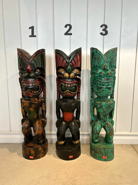 楽天市場】ハワイの守神 TIKI ティキ 木彫り像 守り神 魔除け お守り 