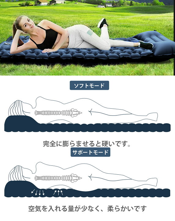 楽天市場】エアーマット エアマット 車中泊マット キャンプマット  