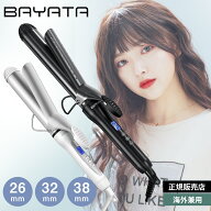 【✨期間限定価格!】【海外兼用】BAYATA ヘアアイロン カール 32mm 25mm 38mm コテ カールアイロン ヘア…