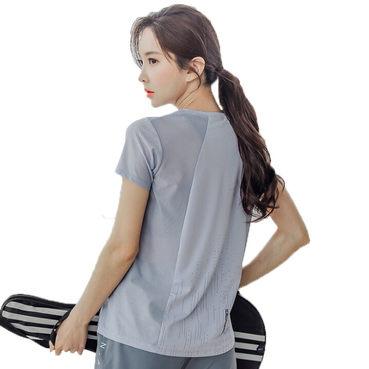 楽天市場】【送料無料】スポーツTシャツ レディース 速乾 緩い 吸湿 