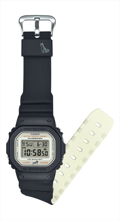 G-SHOCK】「柴犬（しばいぬ）」 モチーフ シリーズ DW-5600SHB-1JR 