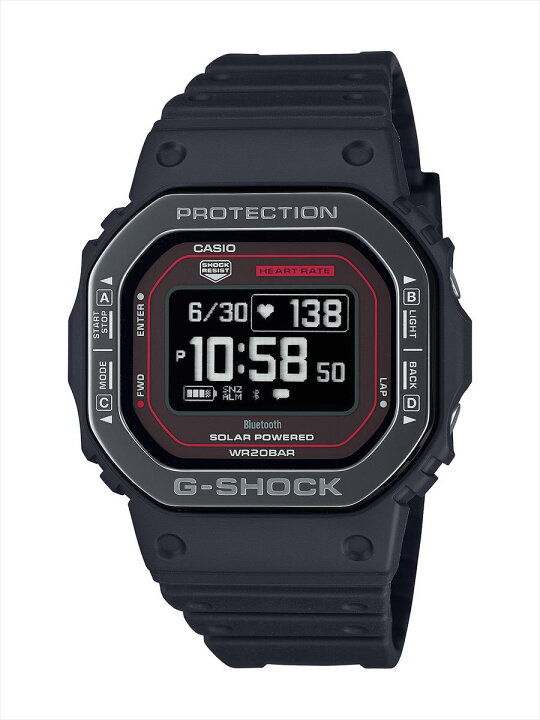 楽天市場】カシオ Gショック DW-H5600MB-1A4JR G-SQUAD ハートレート  