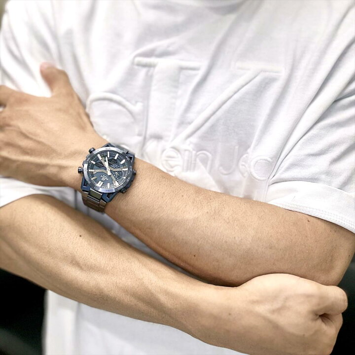 楽天市場】カシオ エディフィス ECB-2000YCB-2AJF COOL BLUE EDITION 
