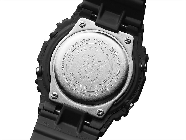 楽天市場】カシオ ベビーG BGD-560PKC-1JR 「ピカチュウ  