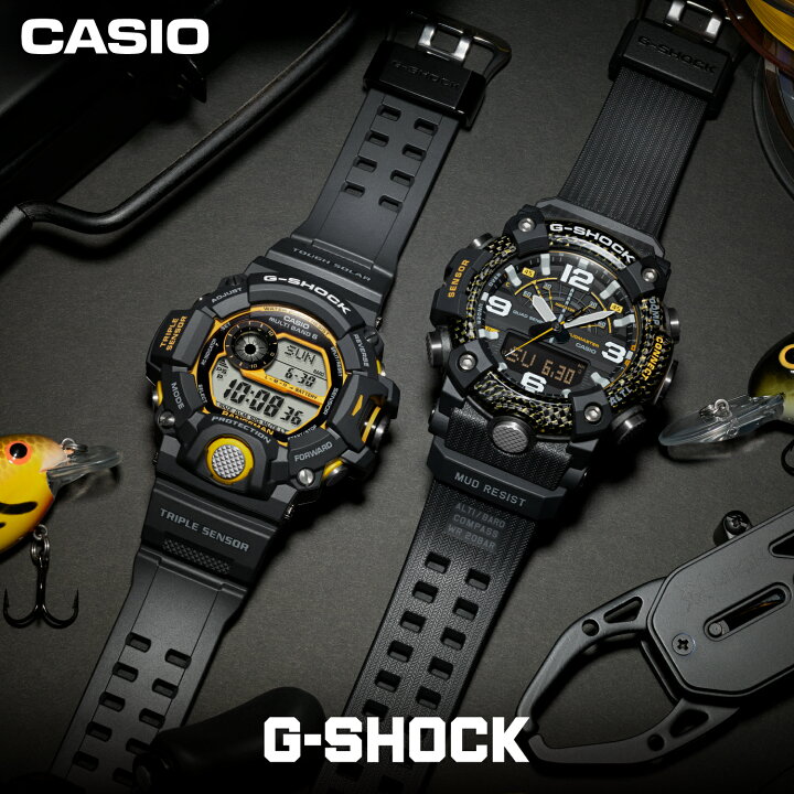 楽天市場】【ウオッチケアクロス付き】カシオ Gショック マッド 