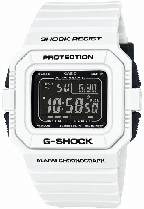 楽天市場】カシオ Gショック CASIO G-SHOCK ホワイト＆ブラック 電波 