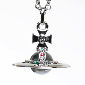 【今月最後の10%OFFクーポン★7/21(月)9:59まで】ヴィヴィアン ウエストウッド ネックレス Vivienne Westwood ペンダント アクセサリー ビビアン TINY ORB PENDANT ガンメタル 63020097-S001【0522】【店頭受取可能商品】