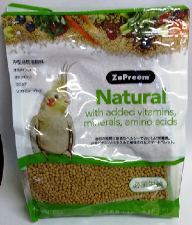 NEW売り切れる前に☆ ※ZuPreem(ズプリーム) ナチュラルブレンド <br>M 1.1kg 通販 ズプリーム (ZuPreem) ナチュラル M オカメインコ 1.13kg (日本語バージョン) 1.1キログラム (x 1)