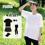 プーマ ランニングウェア 4点セット 母の日 プレゼント レディース 半袖 Tシャツ パンツ タイツ ソックス…