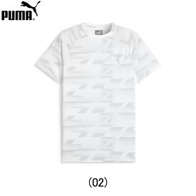 プーマ PUMA エヴォストライプ AOP ランニングTシャツ 半袖 メンズ 男性【681185-02】陸上・ランニング用品