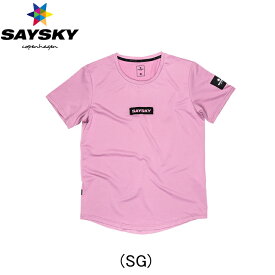 セイスカイ SAYSKY No Gender Combat Tee SMOKY GRAPE ランニングTシャツ 半袖 ユニセックス ランニング rss saysky wear mens ladies