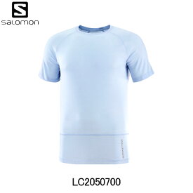 サロモン SALOMON CROSS RUN ランニングTシャツ 半袖 メンズ 男性【lc2050700】陸上・ランニング用品
