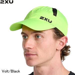 【10%OFFクーポン発行中】 2XU ツータイムズユー Run Cap Volt Black ランニングキャップ ランニングアクセサリー 帽子 ユニセックス【uq5685f-volblk】陸上・ランニング用品