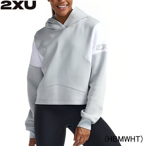 【10%OFFクーポン発行中】 2XU ツータイムズユー Form Spliced Crop Hoodie ランニングアウター ウィメンズ レディース 女性【wr7212a-hbmwht】陸上・ランニング用品