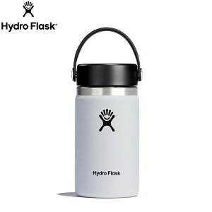 �n�C�h���t���X�N Hydro Flask 12oz Wide Mouth HYDRATION White �����j���O�A�N�Z�T���[ �{�g���y8900140180261�z����E�����j���O�p�i