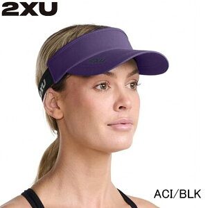 2XU �c�[�^�C���Y���[ Performance Visor �p�t�H�[�}���X�o�C�U�[ �����j���O�A�N�Z�T���[ �L���b�v �X�q ���j�Z�b�N�X�yuq6165f-aciblk�z����E�����j���O�p�i